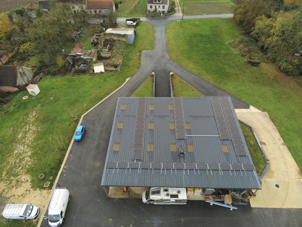 Installation photovoltaïque Eagle Solar à Bergères-sous-Montmirail